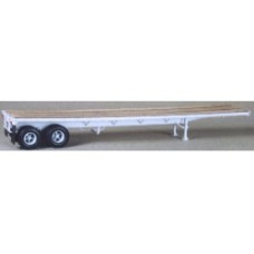 LOS-5001 Trailmobile 40ft. Flatbed Trailer Gray with laser cut wood decking