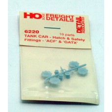 DET-6220  Misc. Tank Car - Hatch & Safety Fittings - ACF - GATX also has tank truck and trailer applications