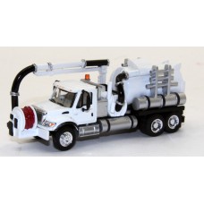 ZYC-1016 International (IH) 7600 Vacuum Truck - White Cab - Chrome Wheels 
