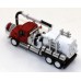 ZYC-1017 International (IH) 7600 Vacuum Truck - Red Cab - White Wheels 