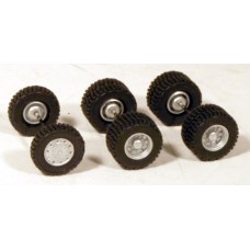 ZYC-30023 RT-HD-SD-OR  Cement Mixer or Dump Truck ETC Std. Herpa hubs & axles plus rubber tires